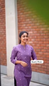 Pelancaran reka bentuk baru Slub Cotton Plus saiz Kurti koleksi untuk wanita