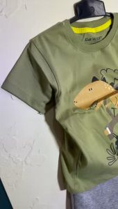 Gaelinkids - Setelan Baju Kaos Anak Laki Laki Premium Cotton 100% Combed 30s SNI