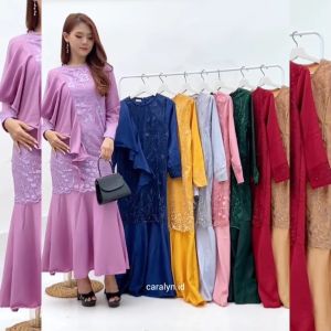 SUPER SALE GAMIS TERBARU 2021 MODERN LEBARAN DUYUNG PREMIUM - Cantik untuk Acara Spesial dengan Berbagai Pilihan Warna