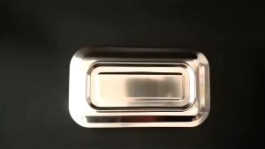 Stainless Steel Dental Instrument Tray With Lid Sterilization Tray For Medical Instrument