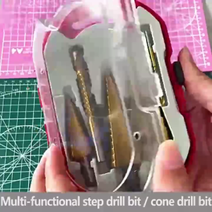 Step Drill HSS Titanium Coated Hex Shank Drills Bits Steel Wood Cone Hole Opener Cutter Punch Taper Metric Drilling 阶梯钻 TOLUS