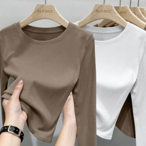 Double-faced Warmer Thickened Womens Underwear Shirt