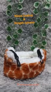 Sugar glider sugarglider hammock bentuk kora atau kapal atau perahu bulu lembut