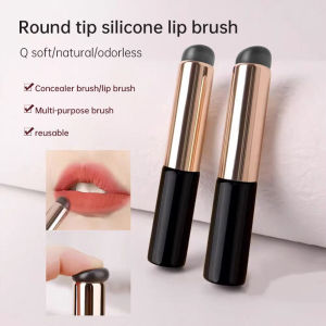 Lip Brush Silicon Kuas Lipstick Concealer Applicator Premium Make Up Multifungsi Aplikator Kuas Lipstik Kuas Bibir Silicone Kepala Bulat Portable LipBrush-🌹Tamia