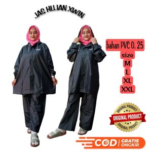 Jas Hujan Tebal / mantel setelan XWIN dewasa pria dan wanita