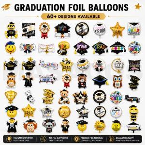 1Pc Graduation Graduate Graduated Foil Balloons