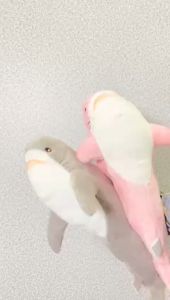 STOK SEDIA ADA 30/45/60cm Big Shark Plush Toy Adult Stuffed Kitten Pillow Kids Children Sleeping Pillow Home Decor Shark Pillow