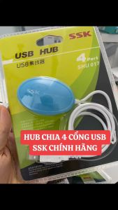 HUB USB 4 CỔNG SSK SHU-017 HUb usb bộ chia cổng usb 2.0 từ 1 ra 4