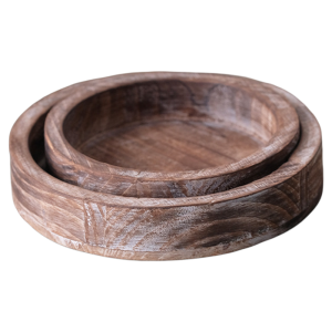 Vintage Rustic Round Scented Candle Tray