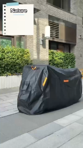 Motorcycle cover Dries fast Stays fresh No water-absorbing inner layer Reflective strips for visibility
