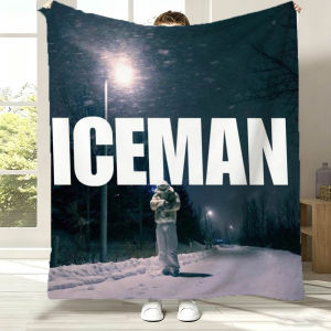Bandai | Rapper D-Drake Iceman Music 2026 Album Flannel Blanket Soft Throw Blanket Art For Home Decor Bedroom Bed Sofa Picnic Fans Gifts