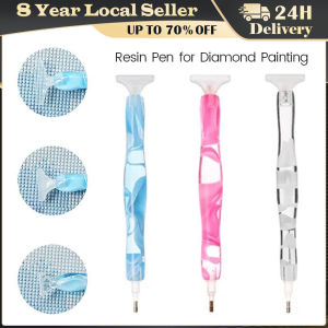 5D DIY Diamond Pen Spot Drill Pen Set Resin Diamond Embroidery Tool Accessories Multifunctional Spot Drill Tool Resin Point Drill Pen 5D Diamond Painting Handmade Tool kits for 5D Painting with Replacement Drill Picker Clay Tray Accessories
