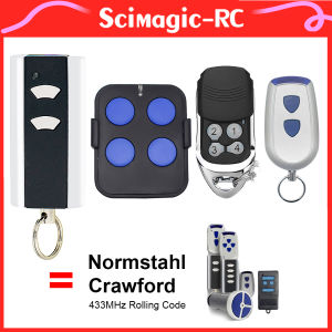 Compatible Normstahl Standard Steel T433-4 EA433 4K 2KS 2KM RCU433 2K 4K Gate Door Opener 2/4Buttons Garage Remote Control