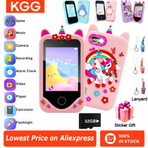 Kids Smart Phone Camera Toy Phone 40+ Games Touch Screen Learning Toy For 3-12 Year Old Boys Girls MP3 Player Birthday Gifts