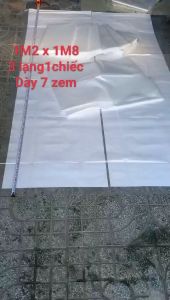 Túi Nilong Khổ Lớn 1M2 x 1M8   80 X1M2 Dày 8zem Túi PE Lồng Bao Tải Bọc Bảo Quản hàng Hóa Loại Không Quai