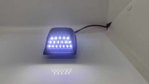 2pc 6000k White 15-SMD LED Car Number License Plate Lights for 2005 2006 Nissan Navara D40 Frontier Driver & Passenger Side Set