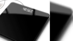 USB Charging Digital Body Weight Scale High Precision LED Screen Tempered Glass Bathroom Weighing Scale 180kg