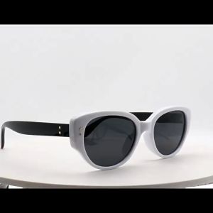 WDS Kacamata Cat Eye Wanita Pria Anti Uv Frame Bingkai Titik Dua New Fashion Trendy K48