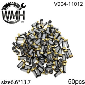 50Pcs Car Accessories Universal Fuel Injector Service Kit Micro Filter 11012 For Marelli 6.6*2.8*13.7mm
