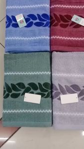 COD HANDUK KATUN PREMIUM DAUN UKURAN 70x140cm PRIA DEWASA