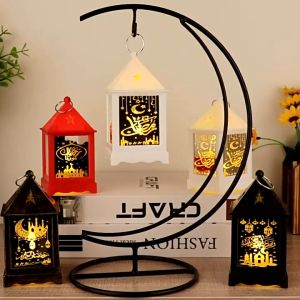 MC11 - Lentera Hias Ramadhan Bentuk Rumah / Lampu LED Lentera Akrilik