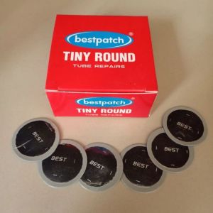 Bestpatch Tiny Round 25mm/Tambal Ban tip top ban dalam/isi 100
