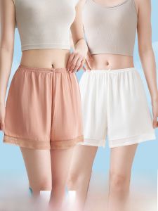 Miiow | Cat Woman Home Lace Short Pants Womens Thin Summer Breathable Ice Silk Sleepwear Comfortable Underwear Casual Leisure Shorts