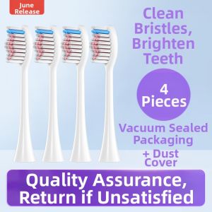 Adult Soft Bristle Dental Care Electric Toothbrush Heads Initial June Suitable for DABASES Danbepo S7 Replacement Brush Heads