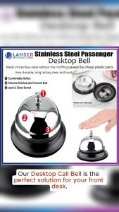 Desktop Call Bell Front Desk Bell Suitable for Office