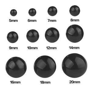 100pcs 5-20mm Safety Eyes Eyeball Black Plastic Doll Accessories For Toys Amigurumi Diy Kit Crafts Eyes Animal Doll Decor