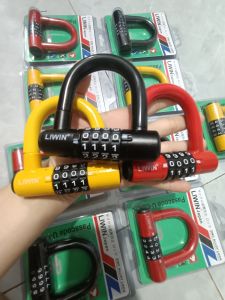 Ổ Khoá Số Khoá 4 Số Chữ U Tiger Nhật Chống Đập Màu Ngẫu Nhiên Loại Tốt Cao Cấp An Toàn Chống Trộm Bảo Mật Cao
