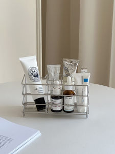 CHIGUASHAONV | Sleek Cosmetic Organizer Skincare Toothbrush Storage Rack