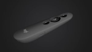 Logitech R500S Graphite Laser Presentation Remote with Dual Wireless and Bluetooth Connectivity