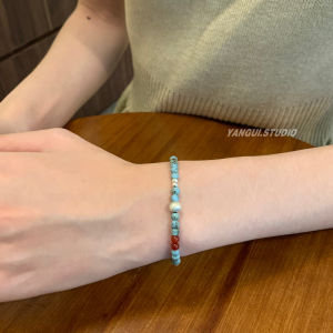 Yangui Original Star Isle New Chinese Style Lapis Lazuli Simple Pure Silver High End Versatile Couple Bracelets Fashion Jewelry