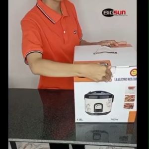 Nồi cơm điện nắp gài 1.8L BR–18 Bigsun hàng chính hãng [Hàng Chính Hãng]