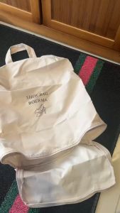 กระเป๋าเก็บรองเท้า แบบพกพา ป้องกันความชื้น ป้องกันฝุ่น สําหรับท่องเที่ยว