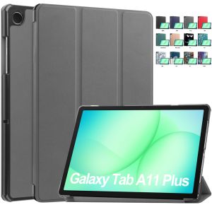 Smart Case For Samsung Galaxy Tab A11 Plus 11 inch 2025 Folding Flip Stand With Auto Sleep Funda SM-X230 X233 X236 Tablet Cover