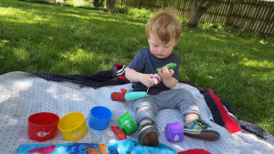Montessori Fabric Fishing Toy Set Sensory Toddler Early Learning Toy