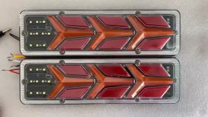 1 Sepasang Lampu Stoplamp Pickup L300 Grandmax Lampu Stop Rem Mobil Pick Up 12 24V Panjang 30CM Stoplamp