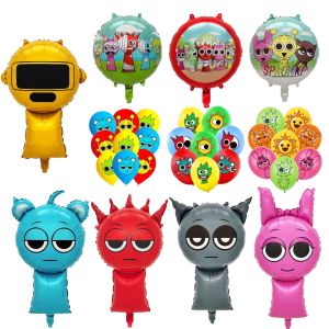 Hasbro | sprunki birthday balloons sprunki balloon set sprunki birthday stuff Baby Shower sprunky birthday party favors
