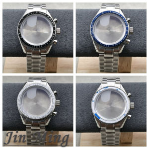 Mặt Đồng Hồ Bằng Kính Sapphire 397mm Với Dây Đeo Đồng Hồ Tương Thích Với Bộ Máy VK63 Bằng Thép Không Gỉ 904L Chống Nước