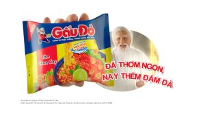 Combo 5 Gói Mì Gấu Đỏ tôm chua cay gói 63g