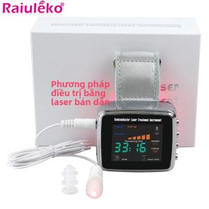 Đồng Hồ Đeo Tay Trị Liệu Bằng Laser 650nm III LT Dành Cho Bệnh Tiểu Đường Tăng Huyết Áp Viêm Xoang Thiết Bị Trị Liệu Vật Lý Trị Liệu Chuyên Nghiệp 15 Lỗ Giúp Thư Giãn