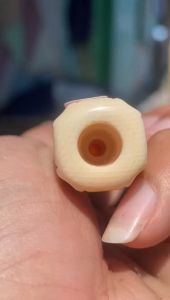 Pipa GG Lokal Model Runcang Klasik Panjang 12cm Bening