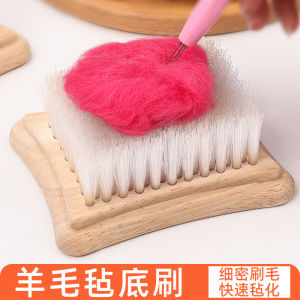 Bàn Làm Việc Đệm Gỗ DIY Thủ Công Cỡ Lớn Dụng Cụ Đục Lỗ Lông Cừu Dụng Cụ Làm Đồ Thủ Công Từ Thiện