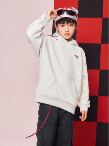 PUMA | Hooded Long Sleeve Boys Autumn Winter Fleece Sweatshirt