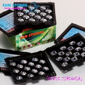 CZ Oval 3A เพรชรัสเซีย พลอยวงรี รูปไข่ (Oval Cut Diamond CZ) สีขาว KOREA MACHINE CUT OVAL WHITE