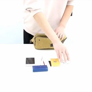 Crossbody Belt Bag for Men and Women Waterproof Sports