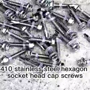 410 Stainless Steel Self-Drilling TEK Screws Hex Washer Head Self Drilling Screws Dovetail Screw