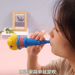Party Blower Smile Face Funny Blowouts Ice Cream Shape Noisemaker Whistle Party Supplies Birthday Events
